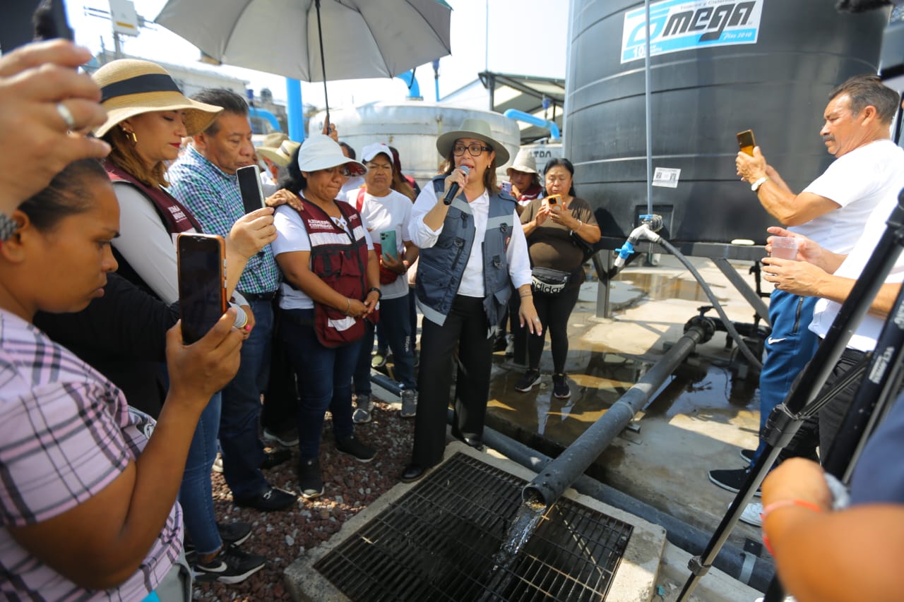 Sabotean dotación de agua por la red en Ecatepec, denuncia Azucena Cisneros