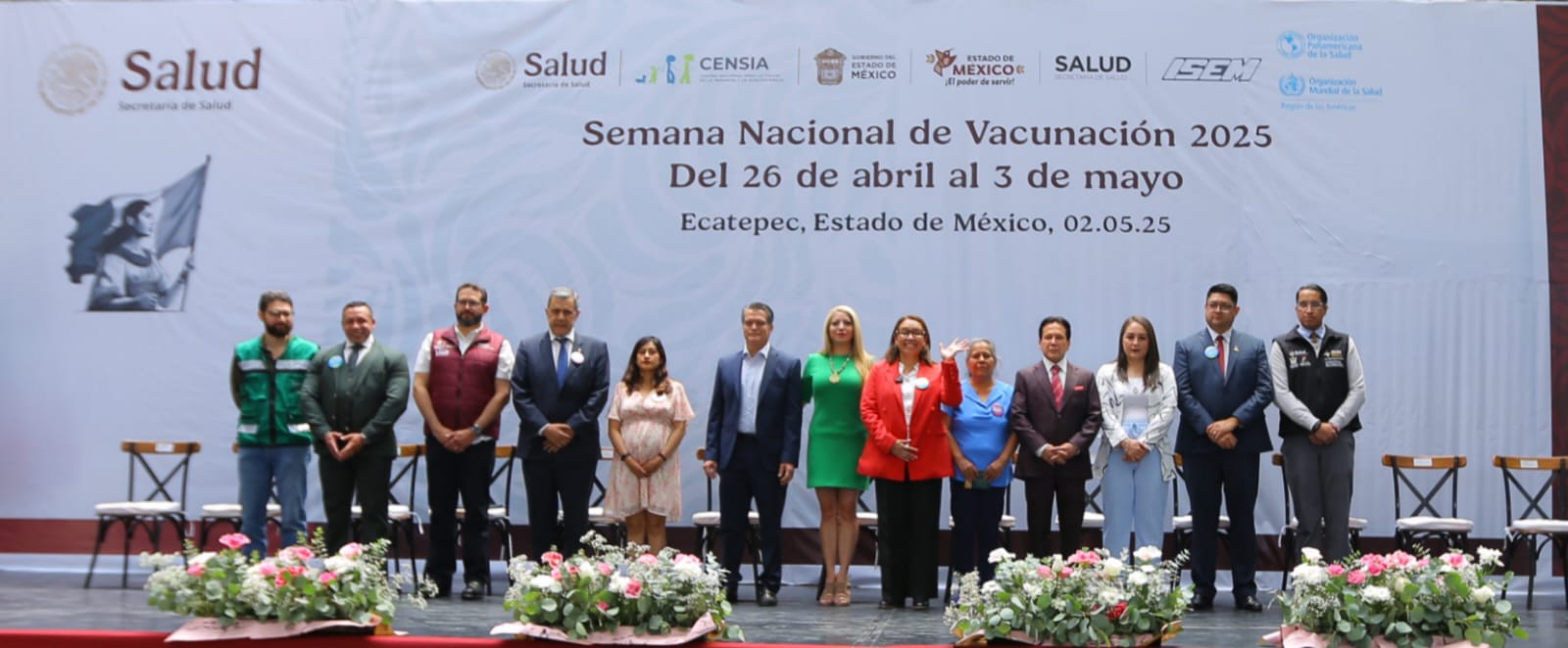 Conmemoran en Ecatepec la Semana de Vacunación de Las Américas