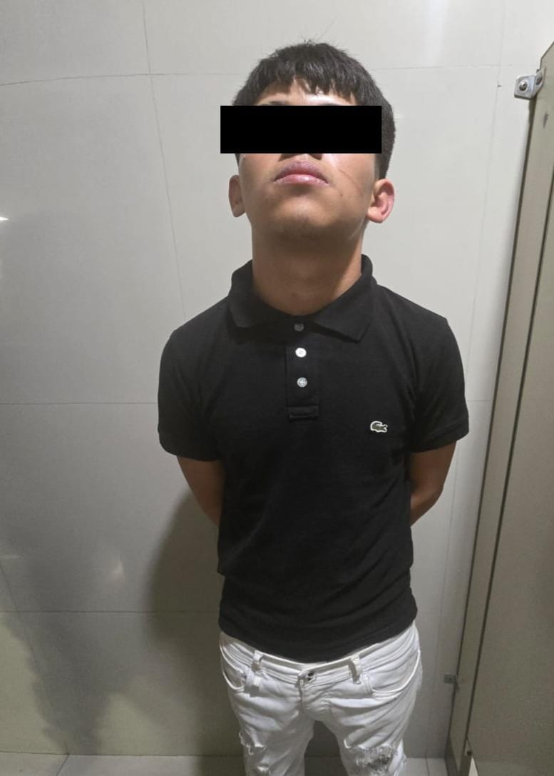 Asegura Policía de Ecatepec a joven por lesiones dolosas, en Almárcigo Norte