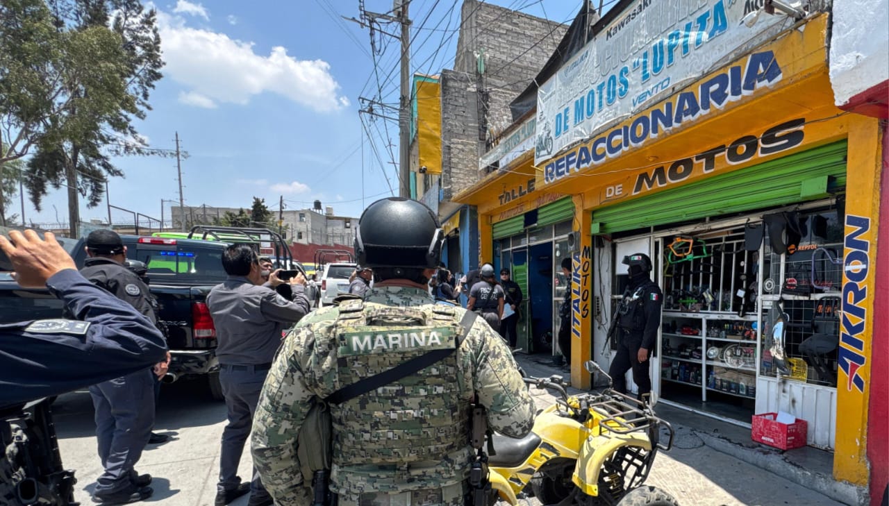 Policía de Ecatepec y Marina participan en Operativo Fortaleza