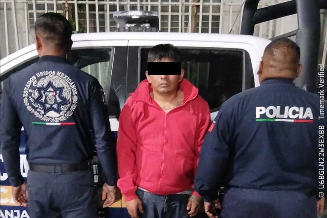 Asegura Policía de Ecatepec a sujeto por delitos contra la salud y robo a barbería