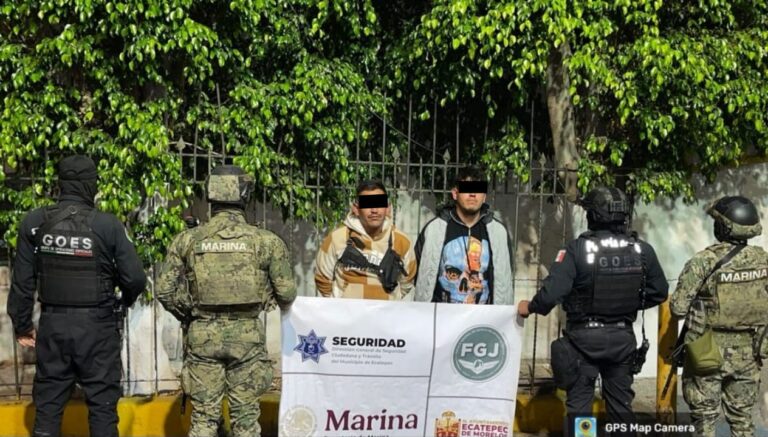 Policía de Ecatepec y Marina detienen a supuesto líder de grupo delictivo