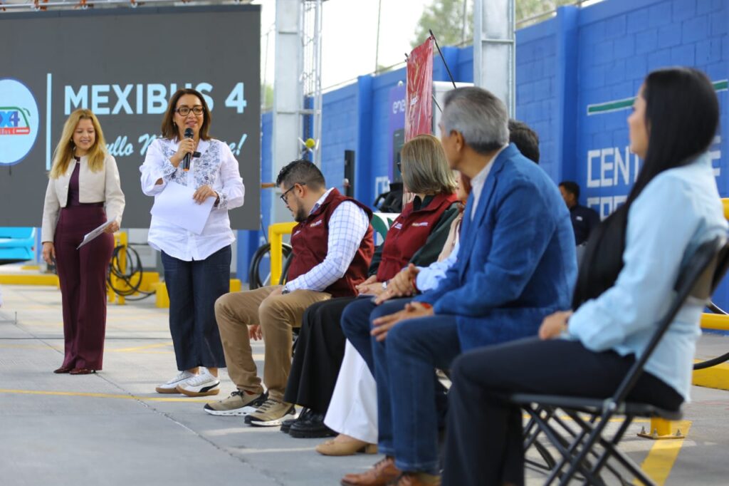 Tras años de abandono al transporte público, el cambio llega con unidades eléctricas del Mexibús: Azucena Cisneros