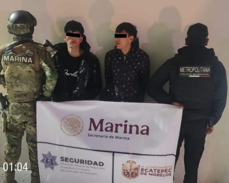 Policía de Ecatepec y Marina desarticulan banda de “Los Bunga”