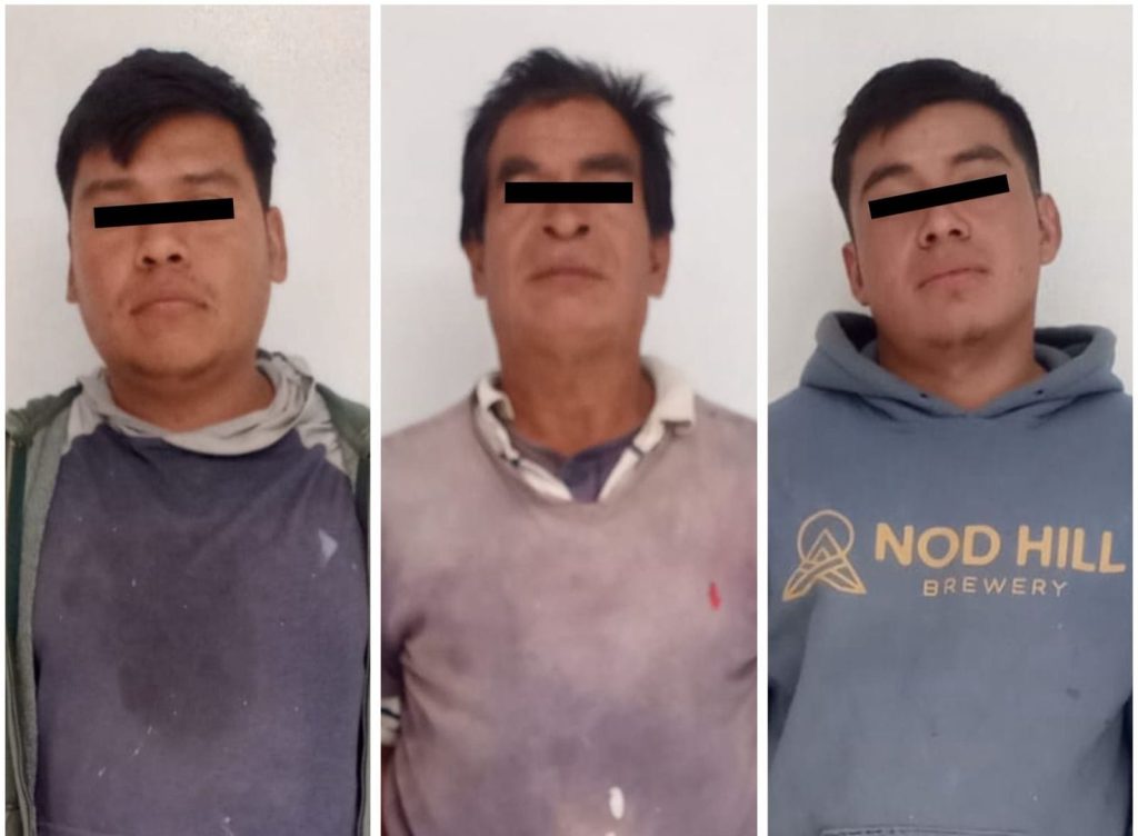 Policía de Ecatepec detiene a tres hombres por quebrantar sellos en obra