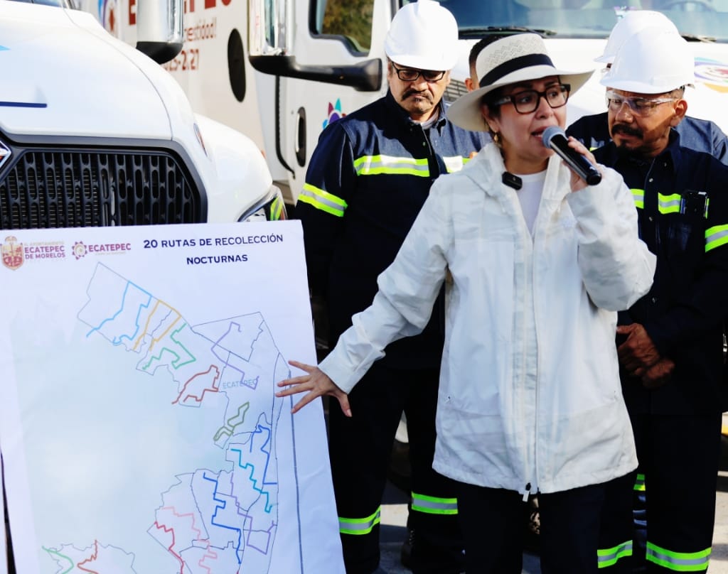 Azucena Cisneros inaugura el Programa de Recolección Nocturna de Basura