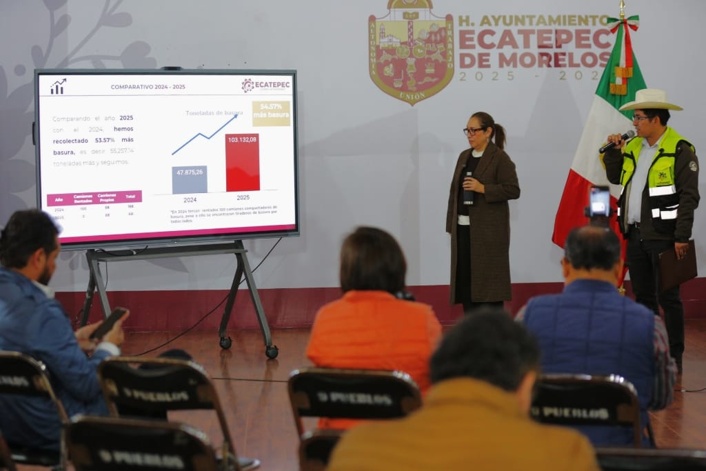 Arranca recolección nocturna de basura en 87 colonias de Ecatepec