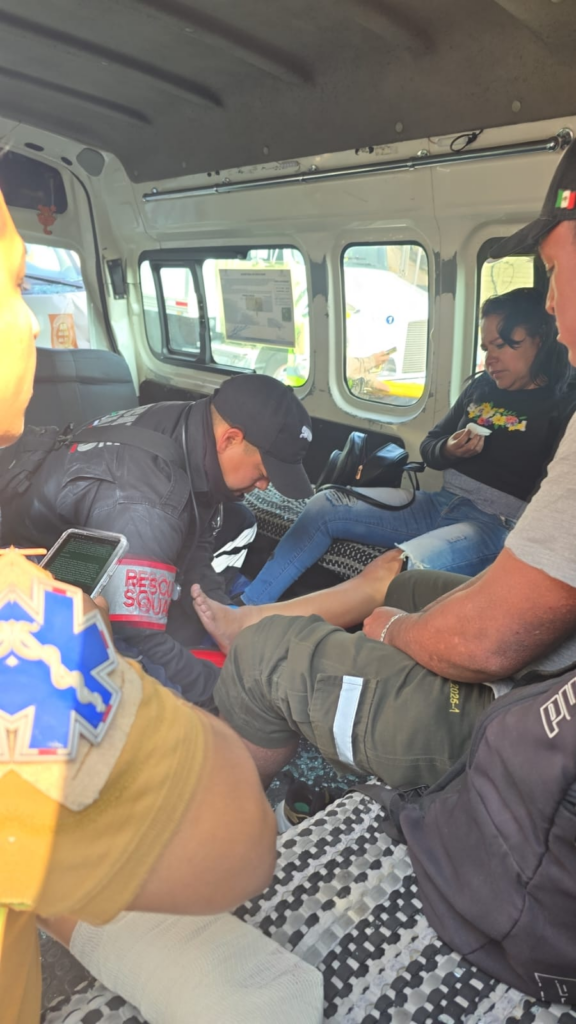 Atiende PC Ecatepec choque en la autopista México-Pachuca