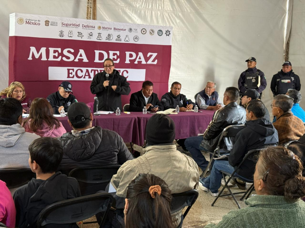 Ecatepec lleva estrategia federal de seguridad a territorio: Azucena Cisneros