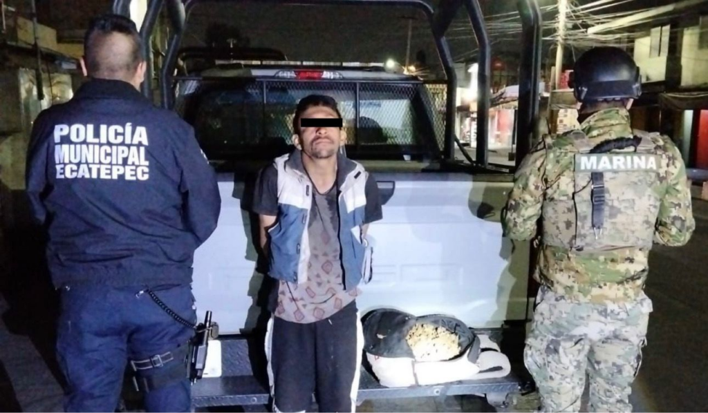 Policía de Ecatepec detiene a narcomenudistas en Altavilla y Valle de Aragón